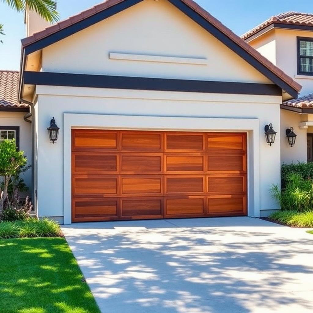 Beautiful residential garage door installation in Lake Forest